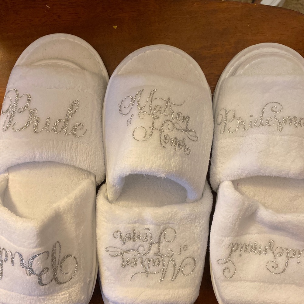 COPY - Wedding party slippers